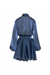 MIX AND MATCH Savina Royal Blue Dress Μπλε Φόρεμα